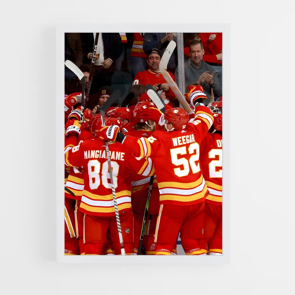 Poster Celebration à Calgary – affiche Hockey sur glace (vue 3)